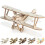 12Pièces En Bois À Assembler Kit 3D Couleur Naturelle 1