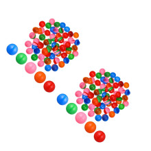 200Pièces Balles De Loterie Colorées Jeux De Table Tennis Assorties