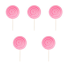 5Pièces Rose Bois Bambou Accessoire Photo Enfants