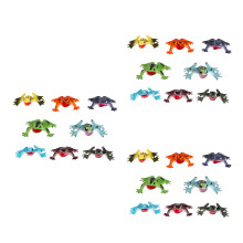3Ensembles Jouets Grenouilles Squeakers Couleurs Assorties Durable