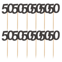 24Pièces Cake Picks En Papier Pour Décor Gâteau Dessert