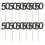 24Pièces Cake Picks En Papier Pour Décor Gâteau Dessert 1