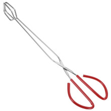 3Pièces Pinces Barbecue Longues Acier Inoxydable Noir Usage Extérieur