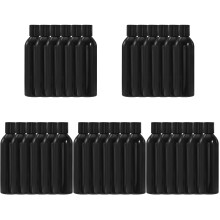 30Pièces Bouteilles À Lotion Noires Bouchon Poussoir Pour Voyage