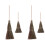 4Pièces Balais Miniatures Tressés À Olive Décor Poupées 1