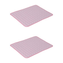 2Pièces Mat De Refroidissement Rose Respirant Pour Chat