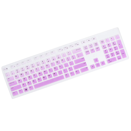 1Pièces Protection Silicone Clavier Violet Compatible Kb216 Km636