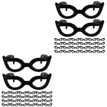 120Pièces Lunettes Doll En Plastique Pour Projets Créatifs