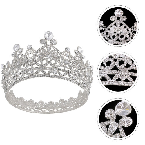 1Pièces Couronne Argenté Unique Mariage