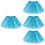 4Pièces Jupe Tutu En Tulle Polyester Pour Fête Danse 5