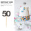 24Pièces Cake Picks En Papier Pour Décor Gâteau Dessert 6