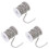 3Rouleaux Chaînes Métal Argent Pour Fabrication De DIY 2