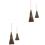 4Pièces Balais Miniatures Tressés À Olive Décor Poupées 2