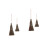 4Pièces Balais Miniatures Tressés À Olive Décor Poupées 3