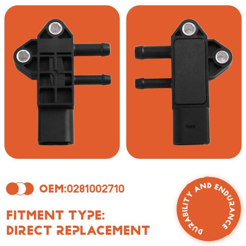 0281002710 Differenzdrucksensor DPF-Sensor für     für  A4 Abgasdrucksensor 2