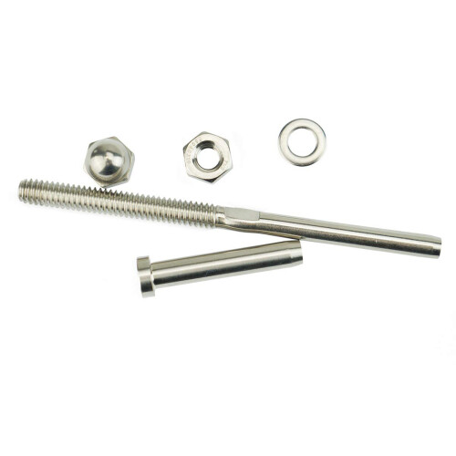 20x Threaded Boulon et PéDale Kit de Garde-Corps de Câble À Boule, 0,32 cm 1