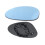2X Left Driver Side  Wing Door Mirror Rearview Mirror Glass Heated for  1 3 Series E81 E87 E82 E46 E90 E92 Z4 E85 5
