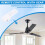 Universal Ceiling Fan Remote Control Kit Replacement, 6-Speed & Timing, Remote Replacement for  Ceiling Fan Light 9