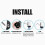 White/Black Water Bottle Pump USB Charging Auto  Drinking Dispenser Charging One Click Auto  Drink Pump 7