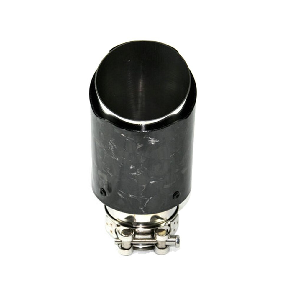 Car Forging Pattern Exhaust Tip 63-101Mm Universal Car Exhaust Pipe Modification Tail Throat Clip- Tail Pipe 6033633419714