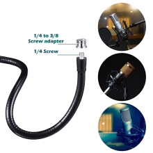 5X Microfoonstandaard Flexibele Zwanenhals Bureauklemhouder Microfoonarm Opnameapparatuur voor Vergaderlezing Podcast