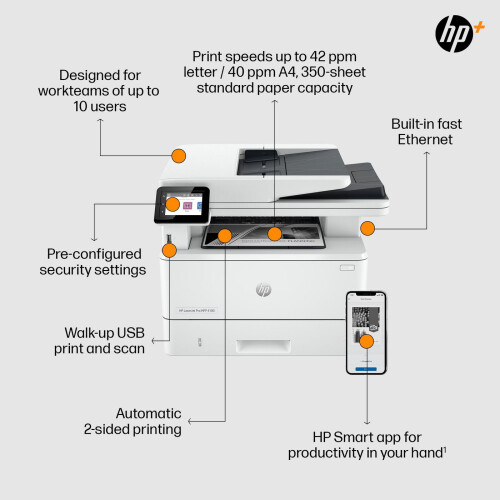 HP HP LaserJet Pro MFP 4102fdn Printer 2