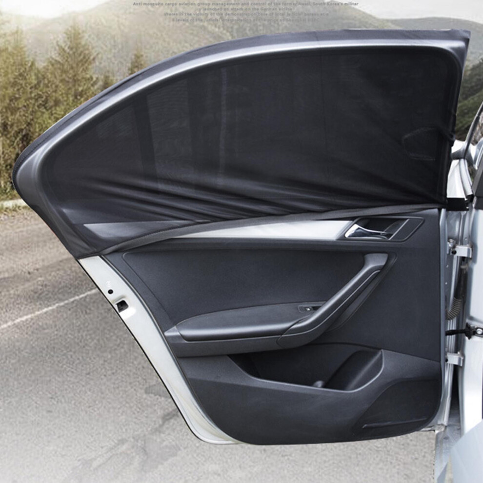 Car Window Mosquito Net Shades Black 7293282796379