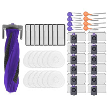 For Freo Z10 Ultra YJCC025 Robot Vacuum Cleaner Spare Parts Main Side Brush Mop HEPA Filter Dust Bag(41pcs)