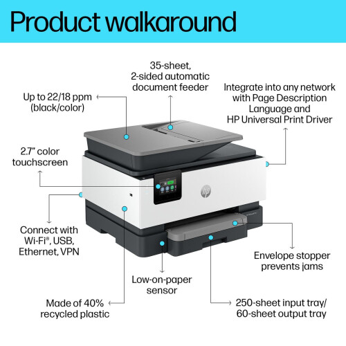 HP HP OfficeJet Pro 9120b All-in-One Printer 2