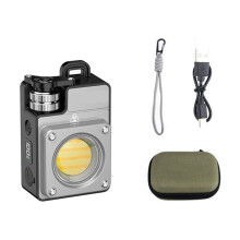 Lampe de Camping Portable, Lanterne LED Réglable, Lampe de Travail Multifonctionnelle pour les Pannes de Courant en Extérieur C
