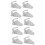 10Pcs Three-Hole Waterproof Tarpaulin Hook Trailer Connecting Net Hook Hook Iron Plate Hook Suitable for Trailers 1