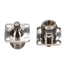 2 Connecteurs SMA Femelle Vers N Femelle 50 Ohms à Faible Perte, Type N Vers SMA à , Montage sur Châssis, pour Antennes Coaxiales WiFi