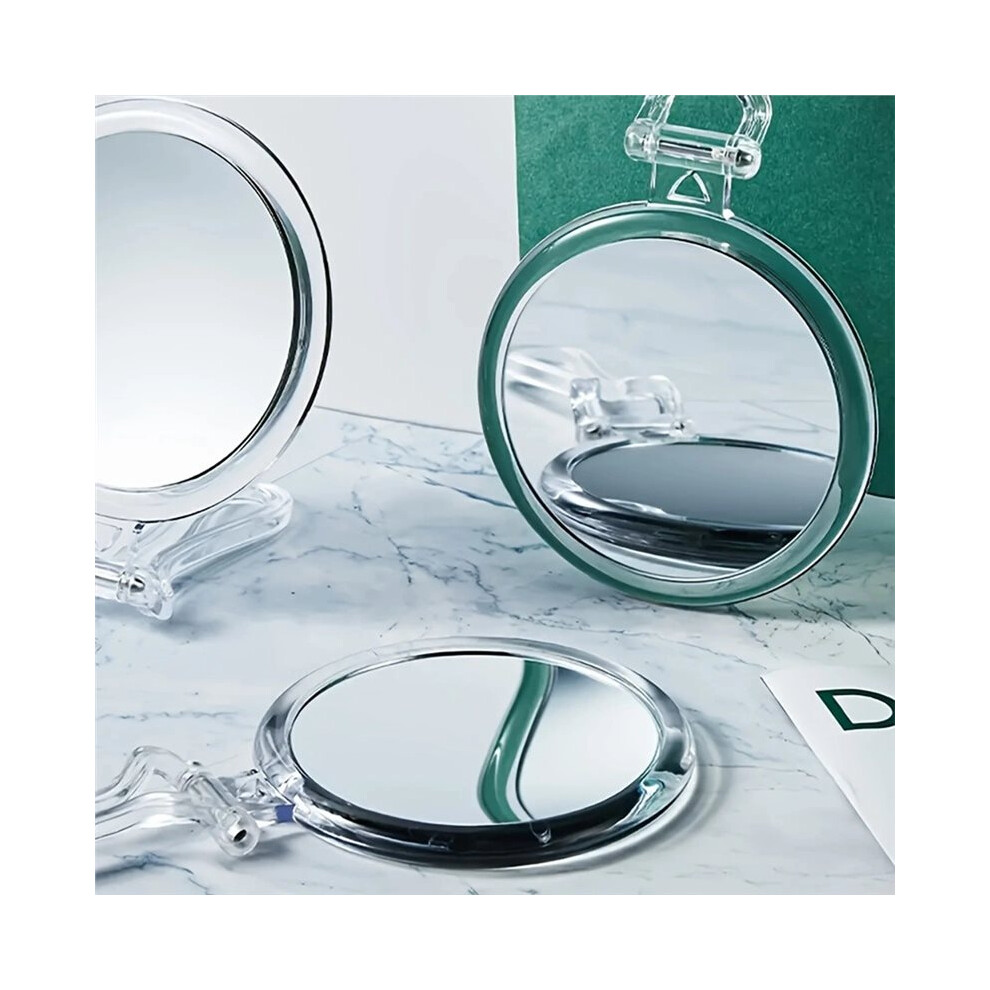 Magnifying Mirror with Handle Foldable Dual-Sided Beauty Mirror for Home Makeup Skincare 40X