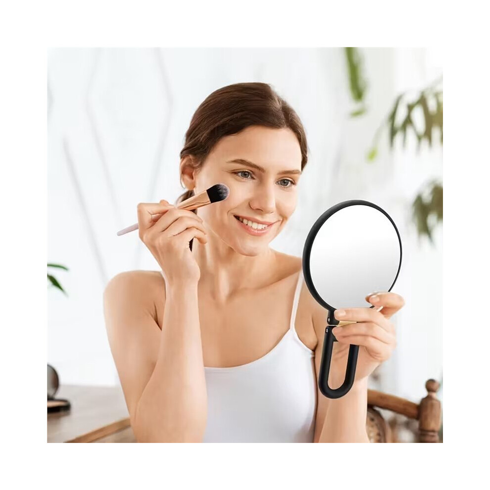 60X Magnifying Makeup Mirros Magnifying Handheld Mirror for Detailed Skincare Eyebrow Grooming & Skincare Green