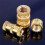 370PCS M2 M2.5 M3 M4 M5 Brass Heat Insert Nut Internal Thread Knurled Nuts 3D Printer Accessories 3