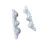 For  Outlander 2010-2013 Upper Right & Left Side Front Bumper Bracket 6400C455 6400C456 4