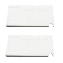 2PCS MS Memory Stick for 32MB Memory Stick Duo with MS Duo Long Adapter for Old Cameras