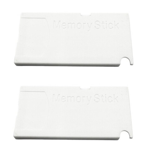 2PCS MS Memory Stick for  32MB Memory Stick Duo with MS Duo Long Adapter for  Old Cameras