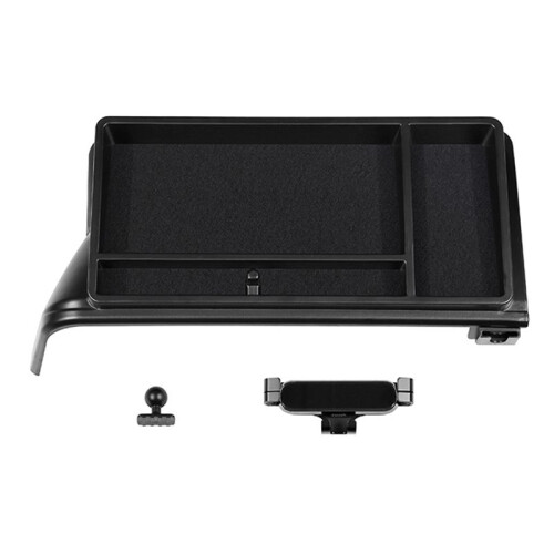 Car Navigation Screen Storage Box with Phone Bracket for  Crown Crossover 2023 Car Interior Accessories