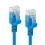 MicroConnect CAT6a U/UTP SLIM Network Cable 0.2m Blue 2