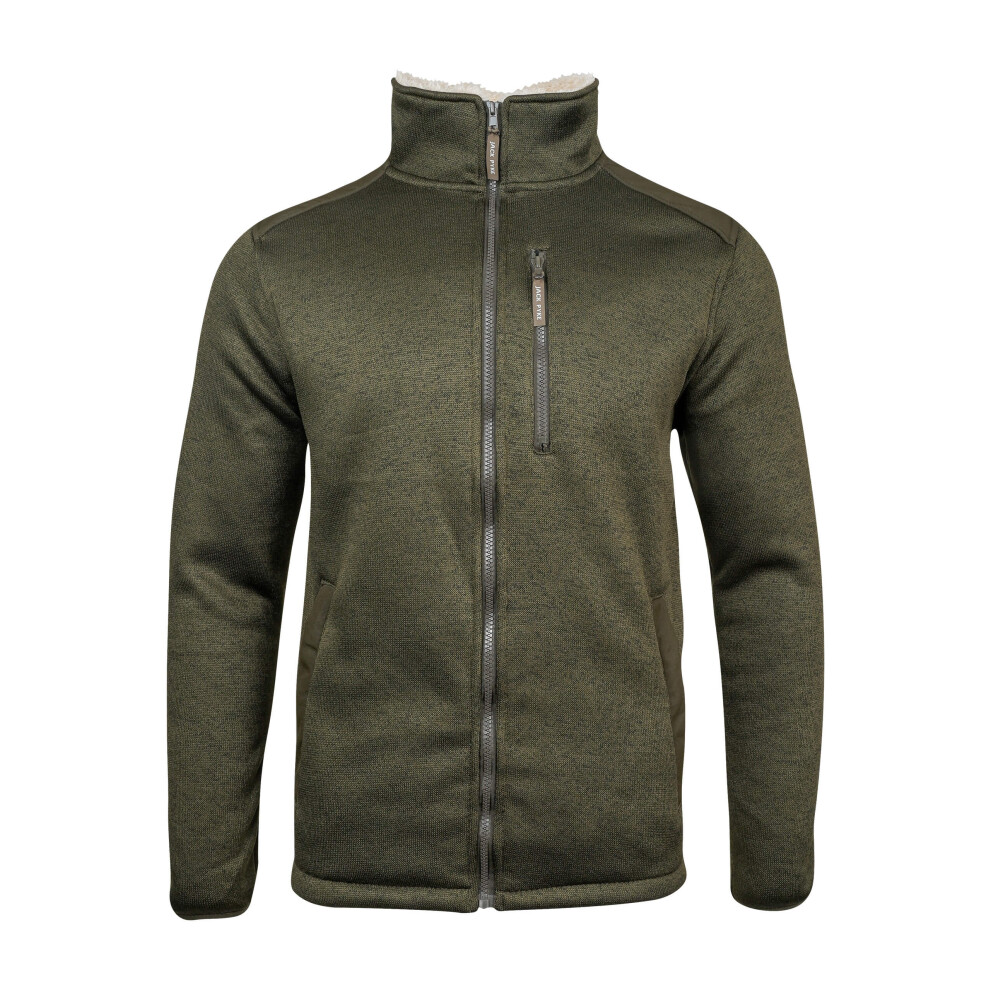 Jack Pyke Scandinavian Fleece Jacket Dark Olive XX-Large Green