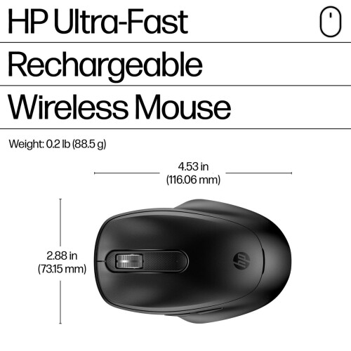 HP HP 515 Ultra-Fast Rechargeable Wireless Mouse 2