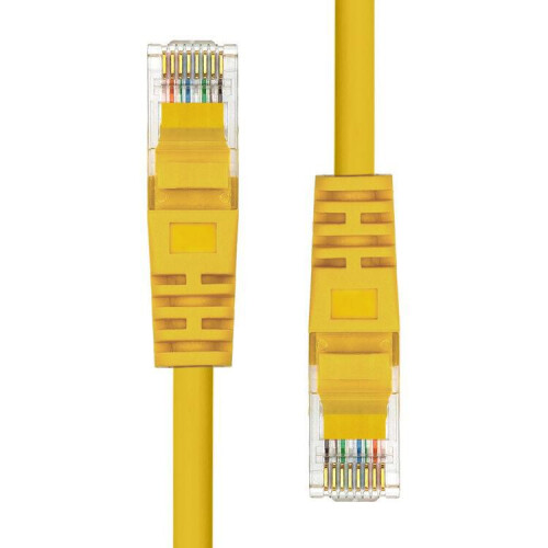 ProXtend CAT5e U/UTP CCA PVC Ethernet Cable Yellow 7m 1