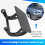 Car Left Front Bumper Headlight Washer Spray Nozzle Cover Headlight Washer Jet Cap for- 5-Series E60 E61 2003-2010 7