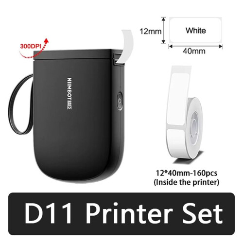 Niimbot 300dpi D11  Portable Thermal Printer Thermal Adhesive Label Maker  Printer for Stickers Label Machine 1