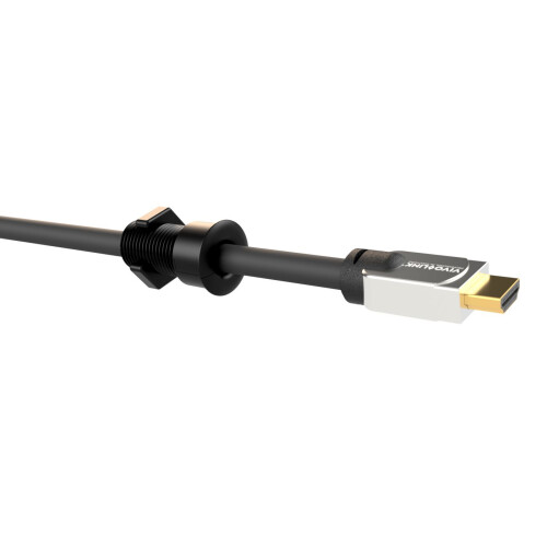 Vivolink Solution for cables through desks black large up to 55mm 2