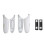 For Meta Quest 3S VR Helmet Charging Base Support VR Header Handles Charging with Led Light Bar 6