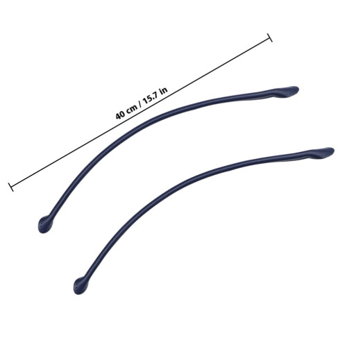 1Paar Blaue Leder Gurt Zubehör Strap 1