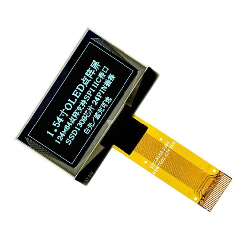 1.54 Inch OLED Display Module 128x64 Resolution SSD1309 Chip Supports IIC SPI Interface for  B 2