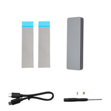 TR-EB101 M.2 NVMe/ SSD-Gehäuse, 10 Gbit/S USB 3.2 Gen2 Adaptergehäuse Aus Aluminiumlegierung, Unterstützt 2230/2242 M/B&M SSDs für PCs
